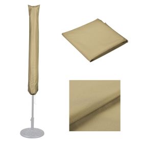 Tan Umbrella Cover; Polyester Bag For 8ft 9ft 10ft Umbrellas