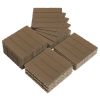 Waterproof Plastic Interlocking Deck Tiles; 27 Pack; 11.4" x 11.4"; Indoor and Outdoor