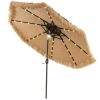 9 Foot Portable Beach Umbrella with Led Lights.