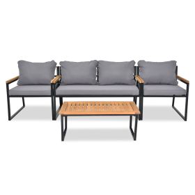 Patio Conversation Set; 4 Pieces