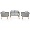 4 Piece Outdoor Patio Furniture Set