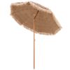 Patio/Beach Thatched Tiki Umbrella; 7.2 Feet; Tilt Mechanism; Sun Protection
