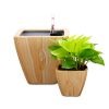 Indoor/Outdoor Square Self-Watering Planters; 2 Pack