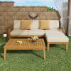 GRENADA Acacia Sectional Patio Set