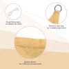 Outdoor 16' x 20' Sun Shade Sail Canopy with D-Rings and Rope Included, Sand Color