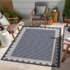 Sunshine Blue Indoor/Outdoor Area Rug; 7' 10" x 10' 3"