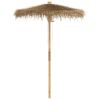 Tiki Umbrella; Banana Leaf - 59.1 in diameter; Bamboo Pole Height - 82.7 in