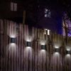 Solar LED Lights For Decks, Stairs, and Fences; 2 pieces