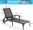Aluminum Cast Lounge Chair