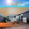 Rectangle Shade Sail Canopy; 98% UV Block