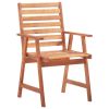 Patio Dining Chairs 3 pcs with Cushions