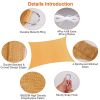 Rectangle Shade Sail Canopy; 98% UV Block