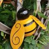Metal Bumble Bee Wall Art; 4 piece set