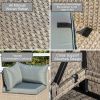 Sectional Patio Furniture Set with Thick Cushions