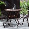 Outdoor Round Cast Aluminum Dining Table
