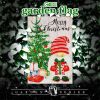 Merry Christmas Santa Gnome; 12"x18" Double Sided Blockout Fabric