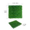 Artificial Turf Tiles Interlocking Set of 35pcs; Self-draining Flooring; 12x12in