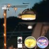 Waterproof Solar Powered LED String Lights; 32.8 ft