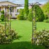 Iron Flat Top Garden Trellis