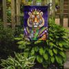 Tiger the King of Mardi Gras Garden Flag Mailbox Flag Decorative Yard Flag Banner Outside Patio Artwork Yard Flower Beds, Garden Size, Multicolor