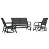 3 Piece Glider Lounge Set