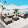 GO 8-piece Outdoor Wicker Sofa Set