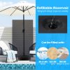 Heavy-Duty Fillable Umbrella Base with Handle; 17 Inch/88 LBS