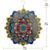 3D Hanging Metal 3D Wind Spinner With 360° Rot; 1pc