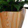 Indoor/Outdoor Square Self-Watering Planters; 2 Pack