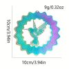 Colorful 3D Rotating Wind Spinner; Hummingbird Design
