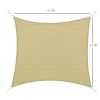 Outsunny Durable UV Resistant Patio Sun Canopy; 24 ft x 24 ft; Sand