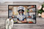 NEW Greater Swiss Mountain Dog The Chef Doormat Front Door Mat Indoor Outdoor Rugs for Entryway, Non Slip Washable Low Pile, 18H X 27W