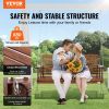 VEVOR Wooden Porch Swing 5 ft, Patio bench swing for Courtyard & Garden, Upgraded 880 lbs Strong Load Capacity