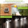 LED Waterproof Solar Powered Light; Dusk-To-Dawn Light for Fences, Patios, or Stairs; 1 Piece
