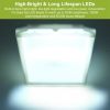 LED Waterproof Solar Powered Light; Dusk-To-Dawn Light for Fences, Patios, or Stairs; 1 Piece