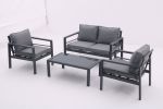 4-piece Aluminum Patio Set