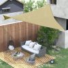 Outsunny Durable UV Resistant Patio Sun Canopy; 24 ft x 24 ft; Sand