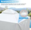 10'x12' Gazebo Cover for Hardtop Gazebos, Outdoor Universal Winter Gazebo Cover with Sidewalls and Mesh Windows