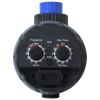 Automatic Garden Water Timer with Ball Valves; Single Outlet