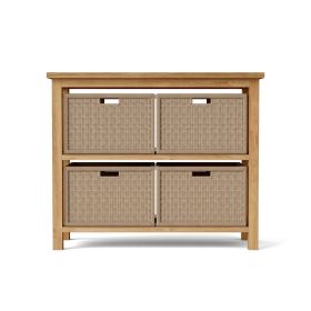 Towel Console w/ 2 Shelves Table