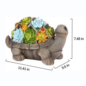 Gnome Waterproof Statue; Solar Lawn Light (Emitting Color: H)