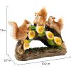 Gnome Waterproof Statue; Solar Lawn Light