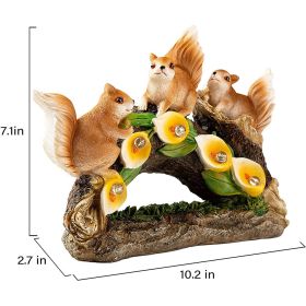 Gnome Waterproof Statue; Solar Lawn Light (Emitting Color: G)