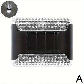 Up and Down Solar Waterproof LED Lights; For Fences, Decks, Stairs, And More (Color: White Light)