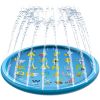 Inflatable Water Fountain Pad; Pool Mat For Children and Pets