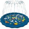 Inflatable Water Fountain Pad; Pool Mat For Children and Pets