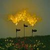 Pathway Backyard Rechargeable LED Solar Light - Coral
