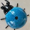 Cute Metal Ladybugs Garden Sculptures; 4 Pieces