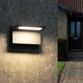 Inowel Outdoor LED Wall Lamp (Color: Black)