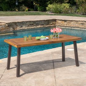 Della Dining Table; Weather Resistant (Color: as Pic)